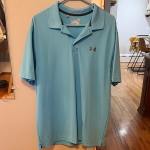 Under Armour Men's Light Blue Polo Shirt